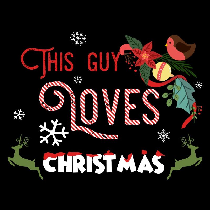 Noël Guy Amour de Noël cadeau de Noël