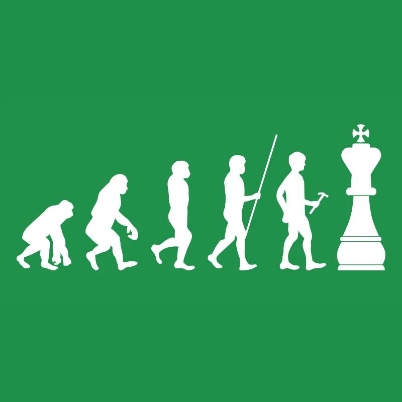 Évolution cadeau chess pièces d'échecs