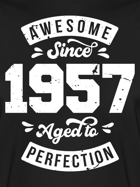 Vintage 1957 verjaardag - retro 1957