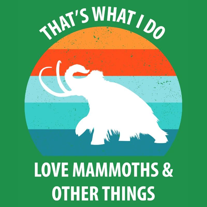 Funny Mammoth Stone Age Ice Age Design Prehistoric
