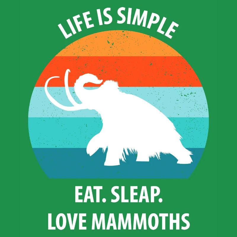 Funny Mammoth Stone Age Ice Age Design Prehistoric