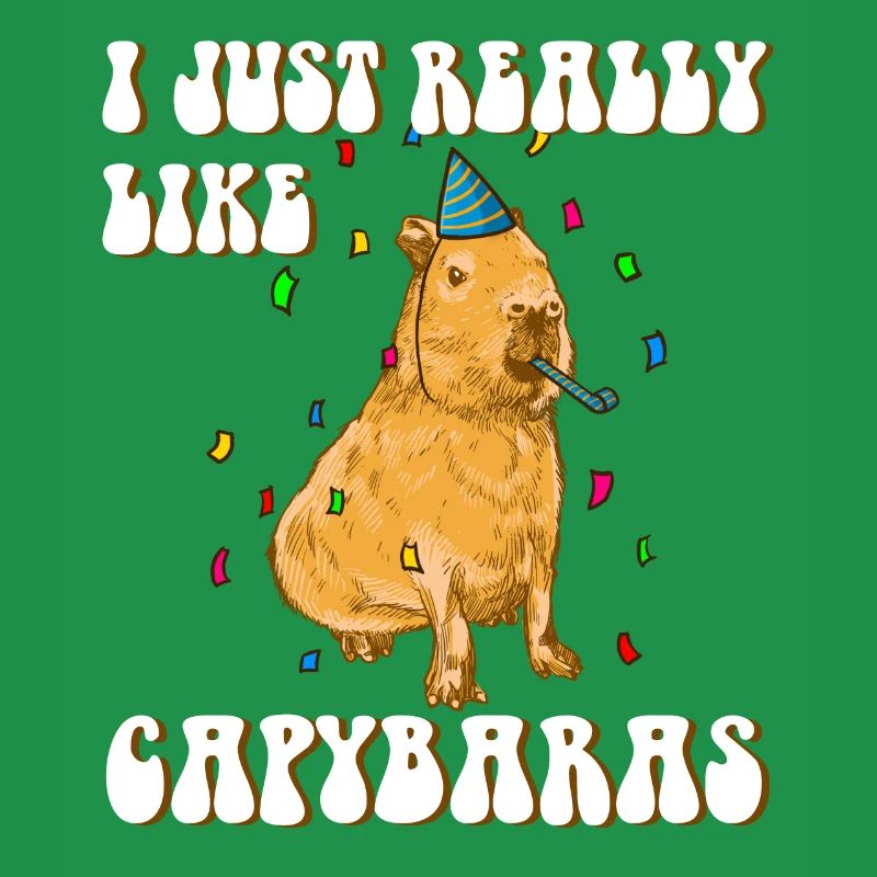 Capybara lustiger Spruch Geburtstag