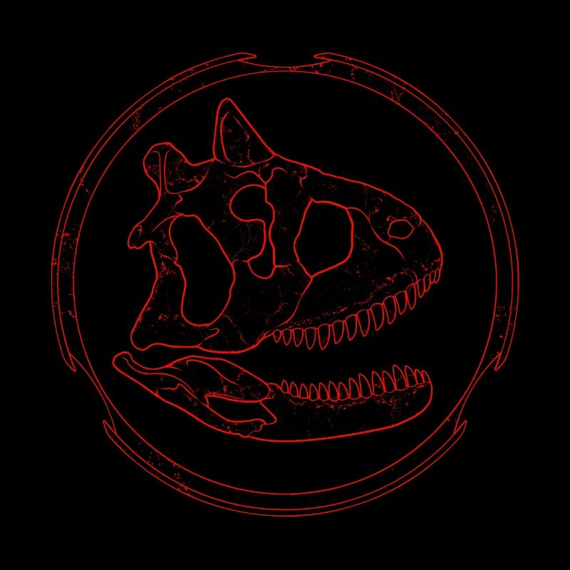 Carnotaurus Fossil Schädel