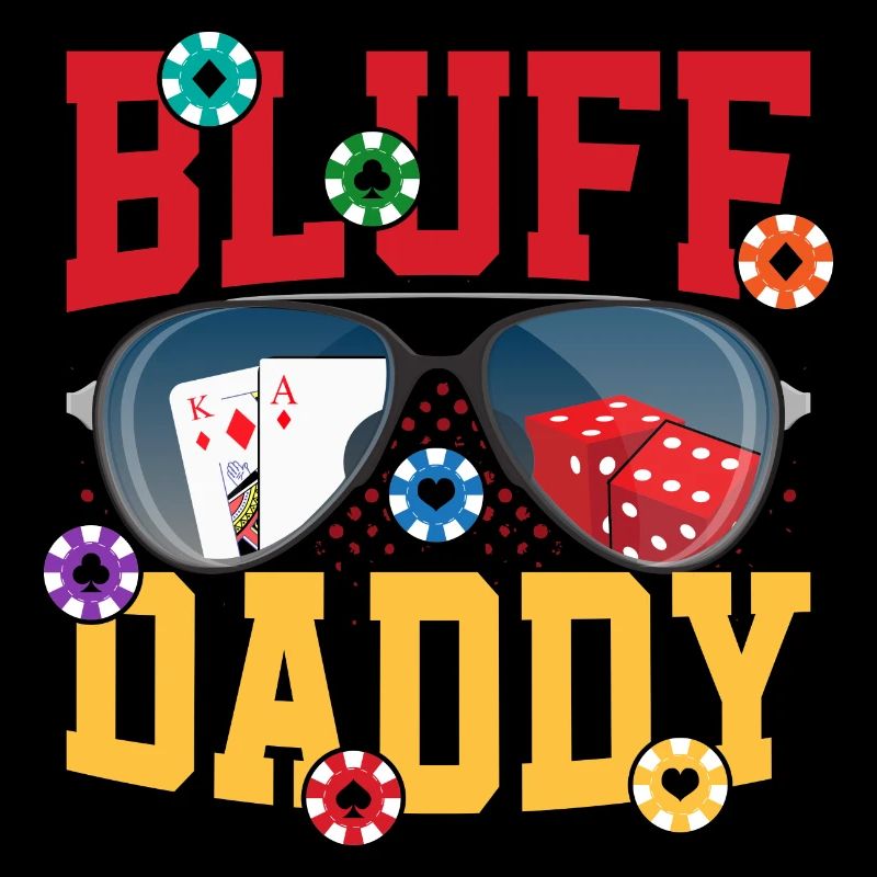 Bluff Daddy Card Player Poker