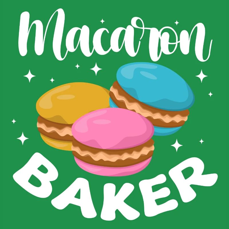 macaron baker Design for a baking fan