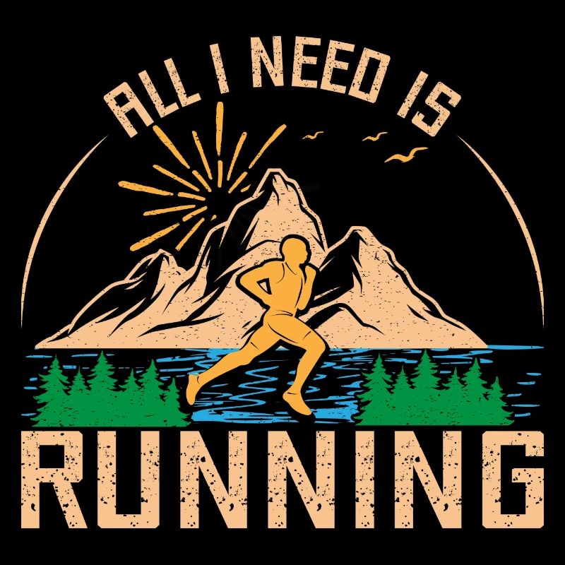 Courir Tout ce dont j’ai besoin, c’est de courir Marathon Runner Gift