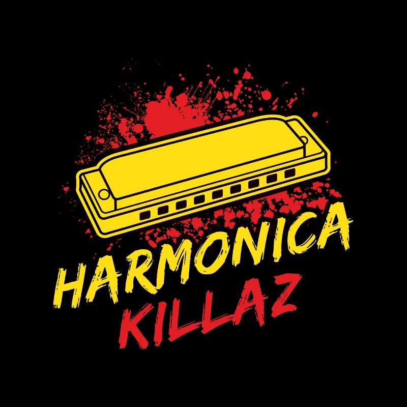 Funny Harmonica Player Killaz Harmonica