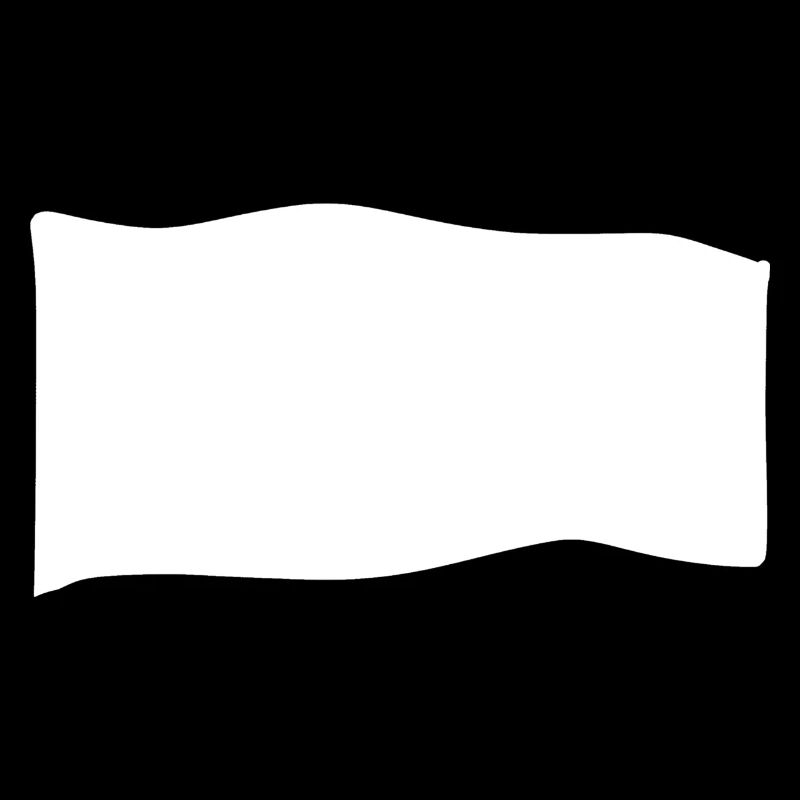 Drapeau de symbole de forme