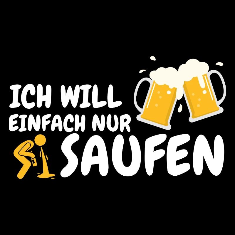ich will einfach nur saufen party geschenk idee