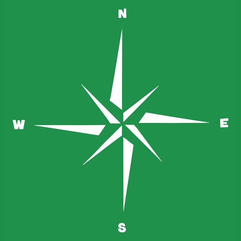 Nautical star cardinal points. Nautical.