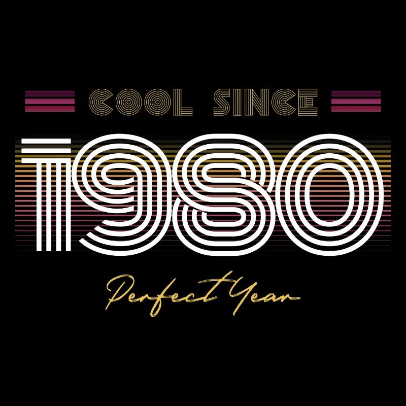 Geburtstag Cool seit 1980