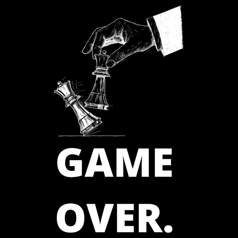 Schach Geschenk Schachspieler Meme Trend Game Over