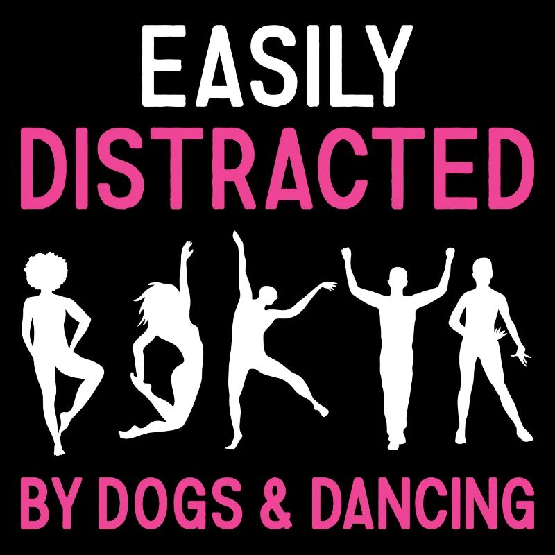 Danseur Facilement Distrait Par Les Chiens Et La Danse