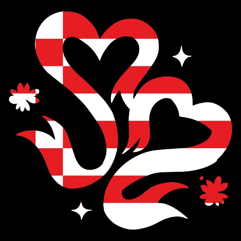 Drapeau de Brême Drapeau de Brême Coeur