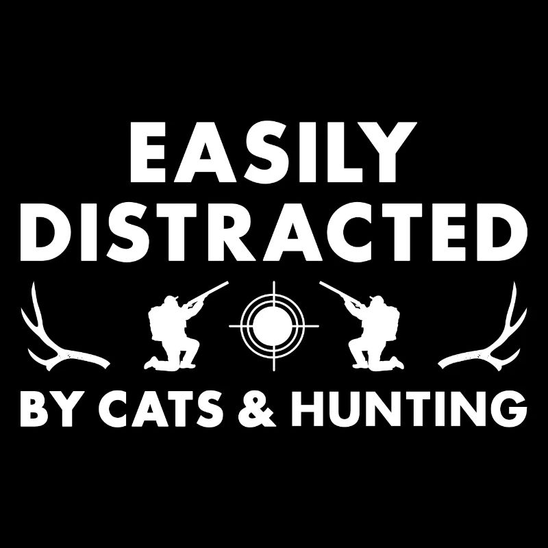 Hunter Easily Distracted By Cats And Hunting