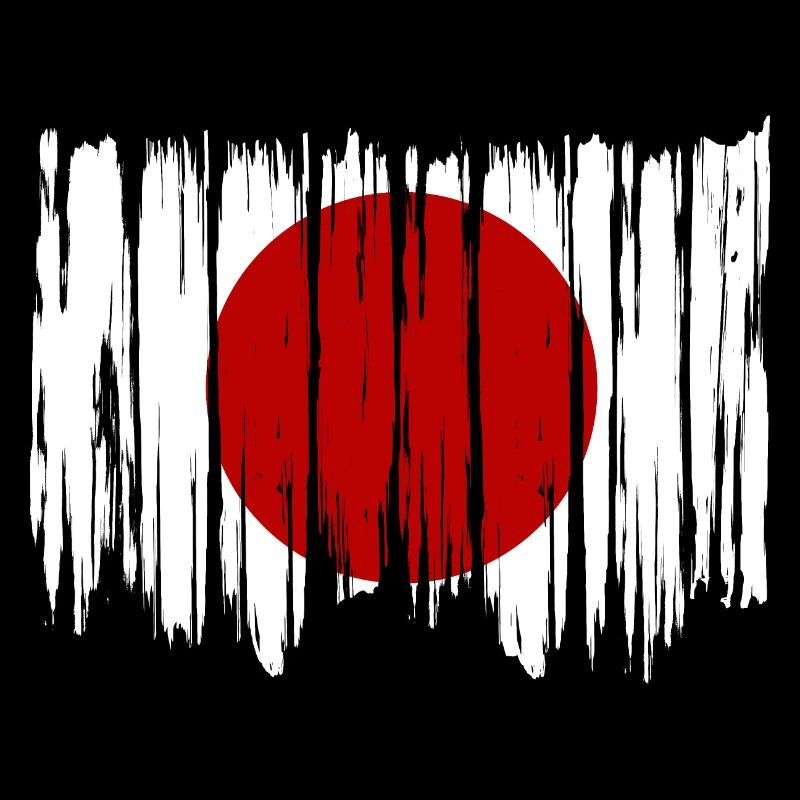 Drapeau du Japon utilisé Look Nihon drapeau japonais