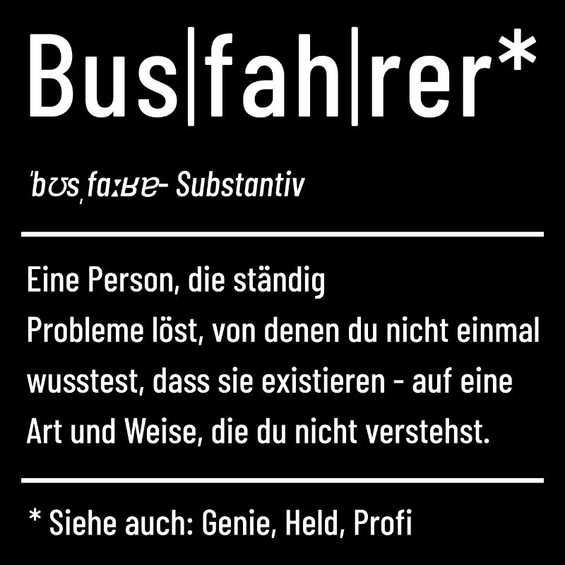 Busfahrer - Definition - Lexikon