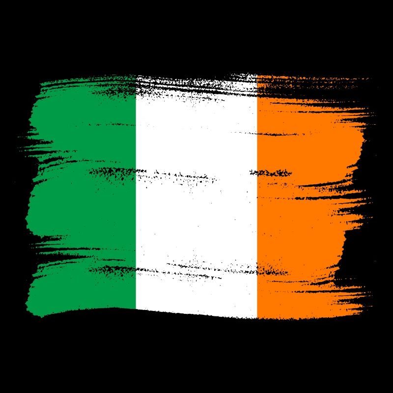 Drapeau de l’Irlande Vintage drapeau irlandais Dublin
