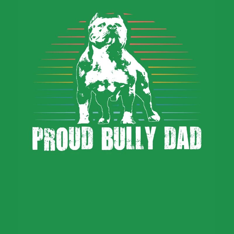 American Bully Dad Hundebesitzer Hund Geschenk
