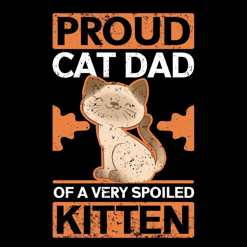 Chat Papa Chaton Propriétaire de chat Cadeau de chat