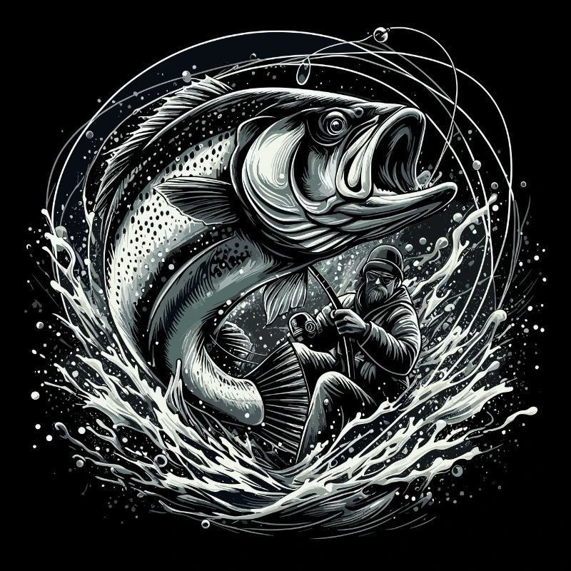 Angeln Angler dynamisch Geschenk