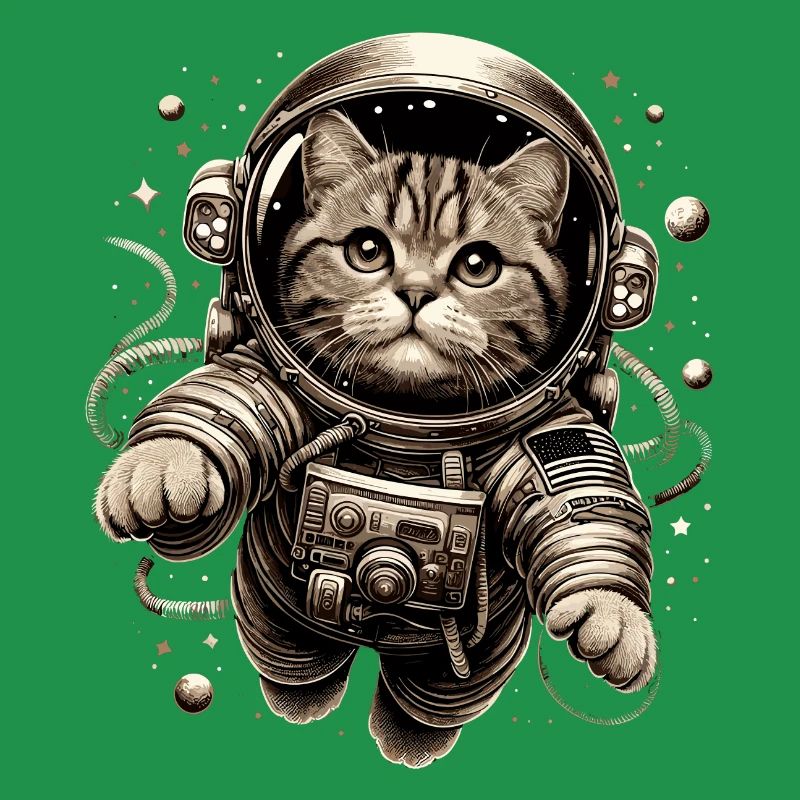 Astronaut BKH getigert Geschenk