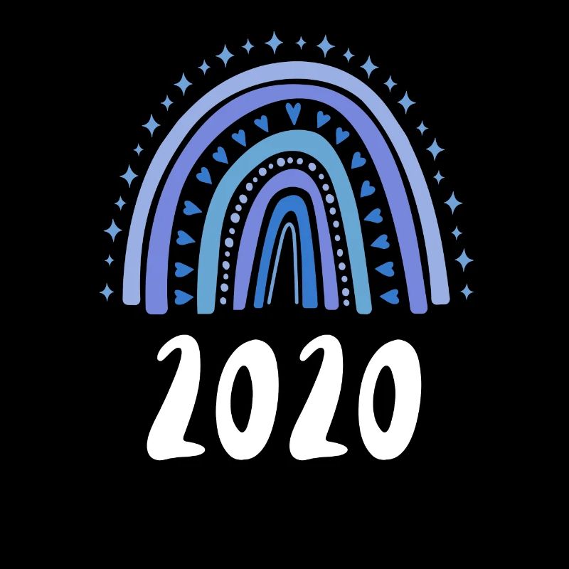 Arc-en-ciel bleu Année de naissance 2020