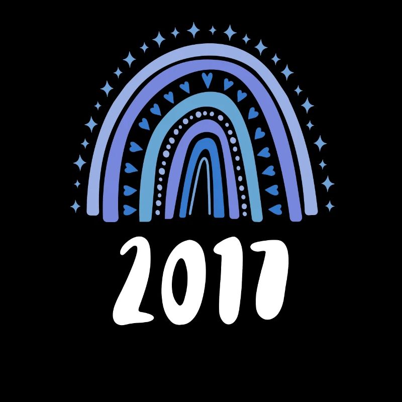 Arc-en-ciel bleu Année de naissance 2017