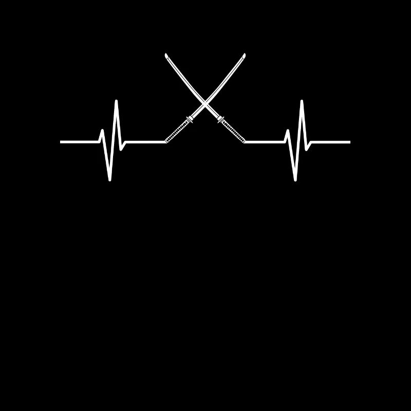 Heartbeat Katana Samurai Japan