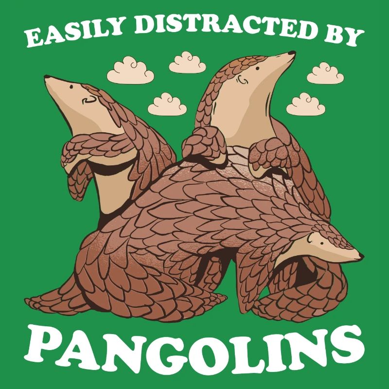 Facilement distrait par les pangolins Pangolin