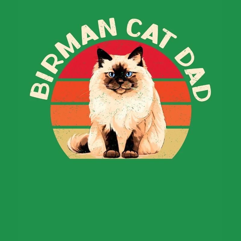 Birma Katzen Dad Birmakatze Birmchen Geschenk