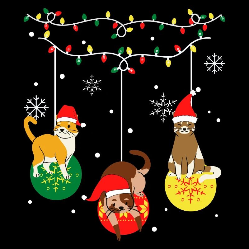Drôles de chats de Noël