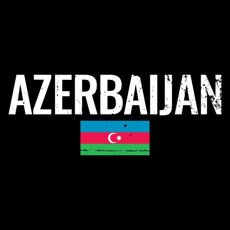 Azerbaïdjan Vintage Azerbaïdjan Drapeau