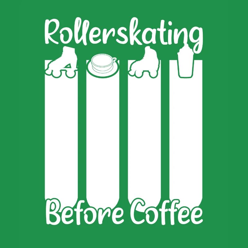 Roller Skating Rollerskating Before Coffee Gift