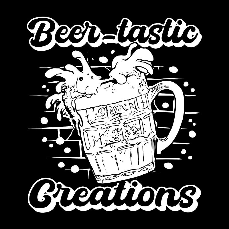 Funny Art Painter Beer-tastic Creations Drawing