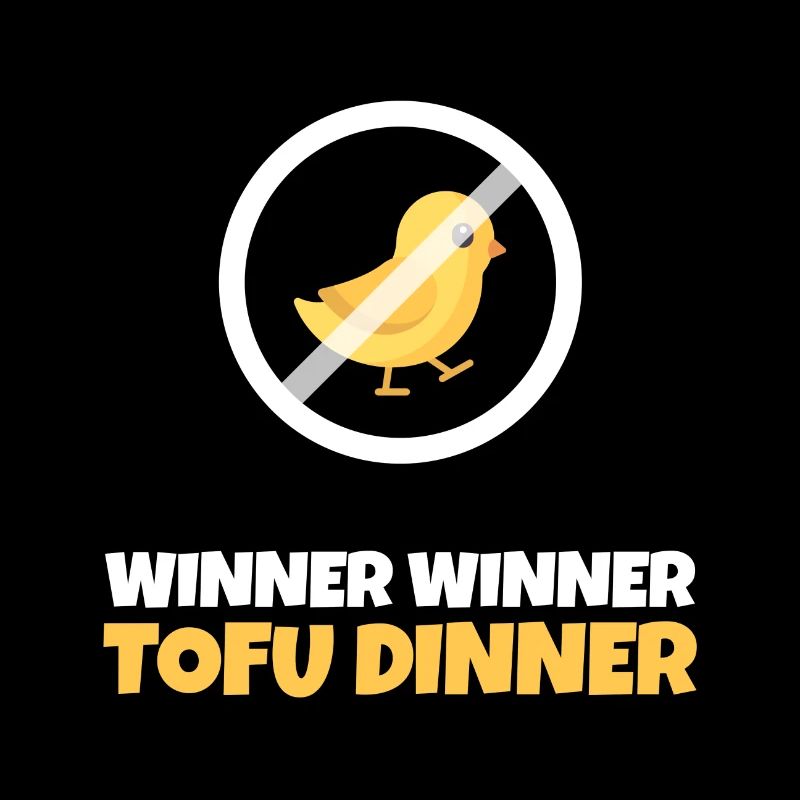 Abendessen Gewinner Gewinner Tofu