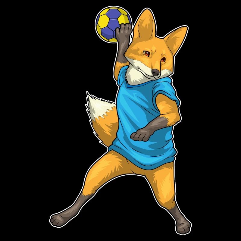 Fuchs Handball Player Handball