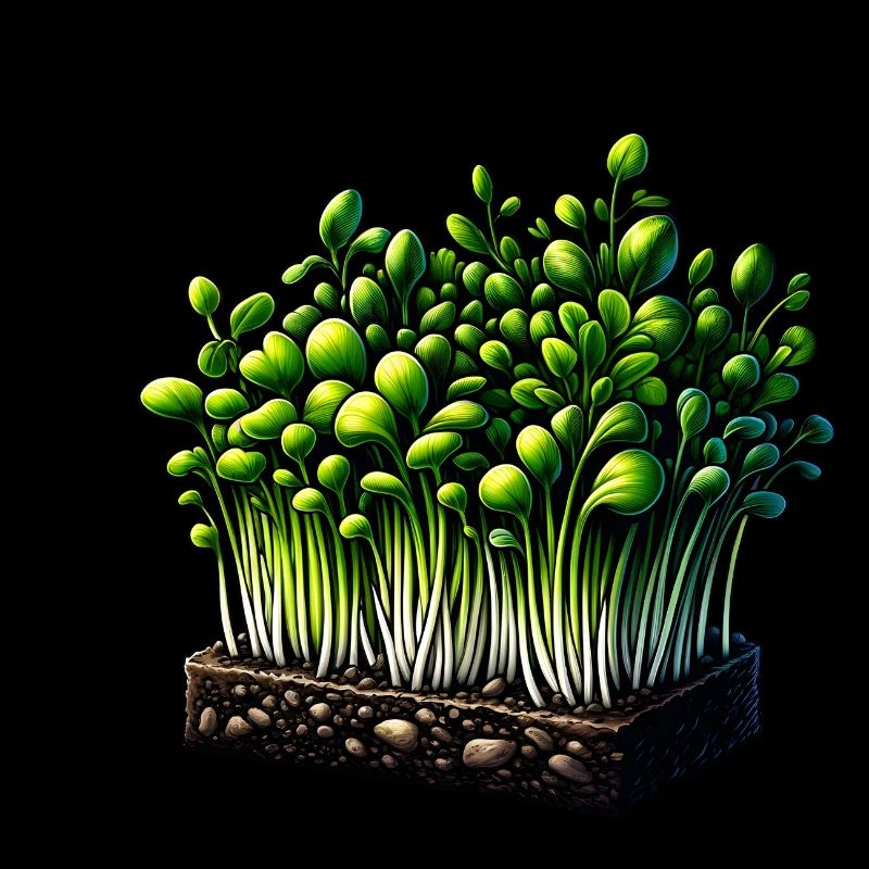 Microgreens Agriculture Vegan Sprouts