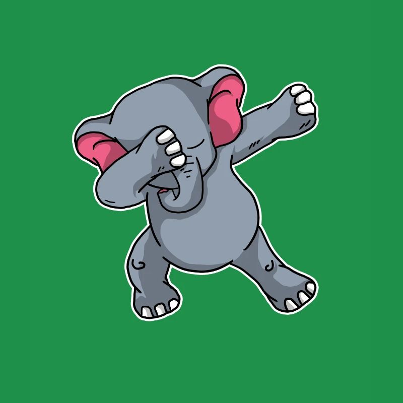 Funny Dabbing Elephant Dab Elephants Lover Gift