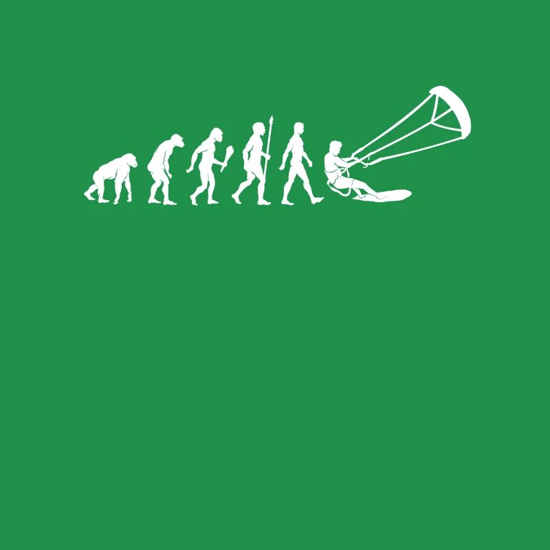 Kitesurfen Evolution Kitesurfer Geschenkidee