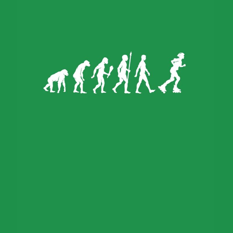 Inline Skating Evolution Skater Geschenkidee