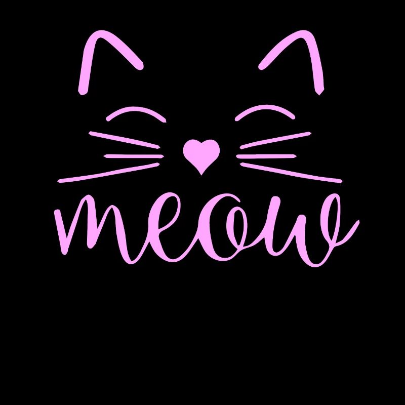 Miaou Mignon Visage de chat. Drôle de produit de costume pour chat