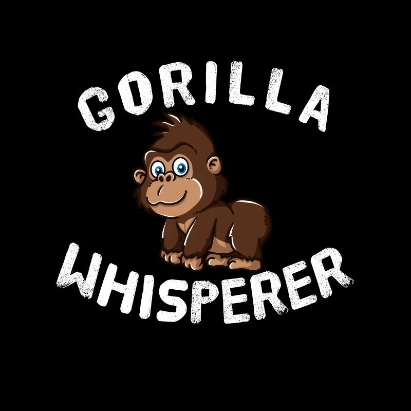 Funny Gorilla Lover Gorilla Whisperer Cute Monkey