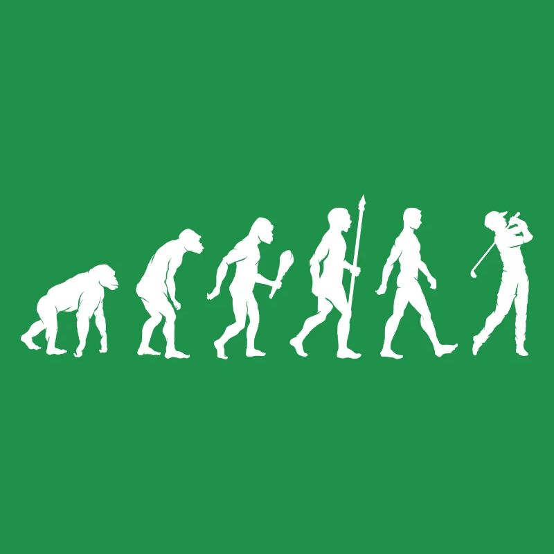 Golf Evolution drôle Idée cadeau de golf