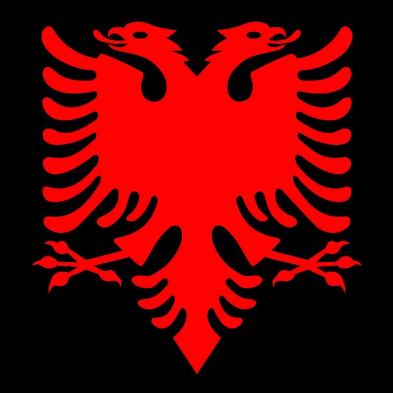 red double-headed eagle Albanian Double Eagle
