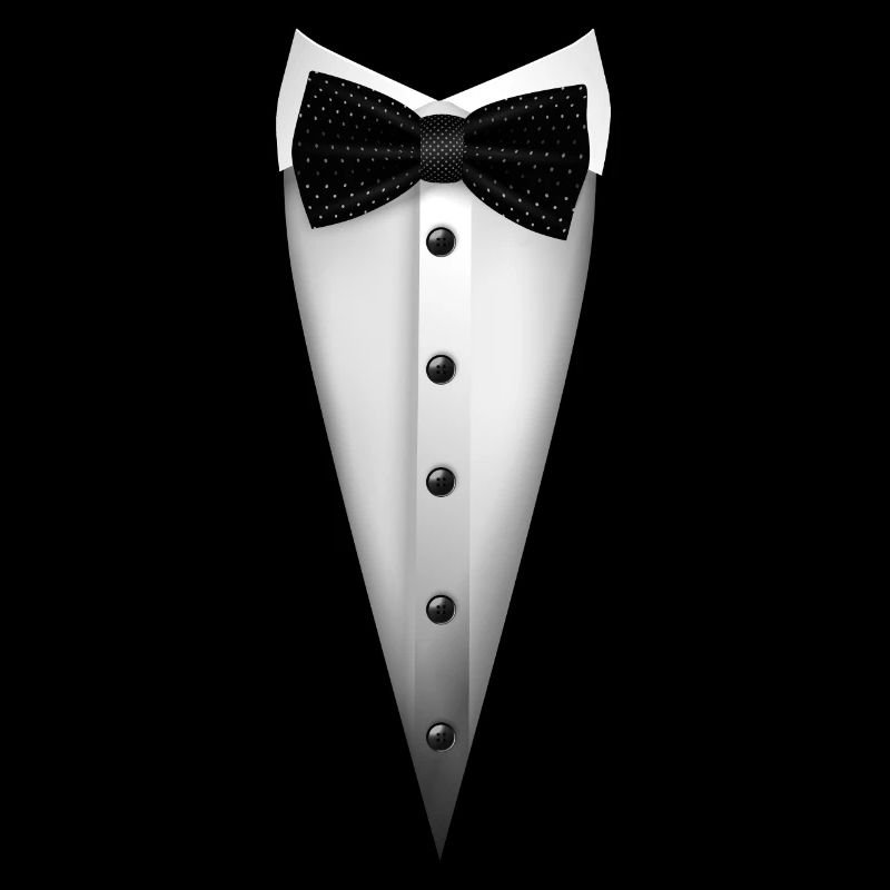 Conception de smoking avec nœud papillon pour les mariages et
