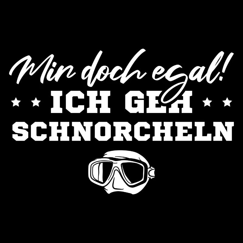 Mir doch egal ich geh Schnorcheln
