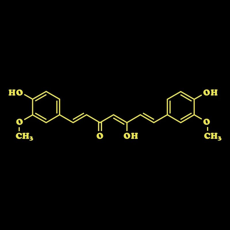 Turmeric Curcumin Molecular Chemical Formula