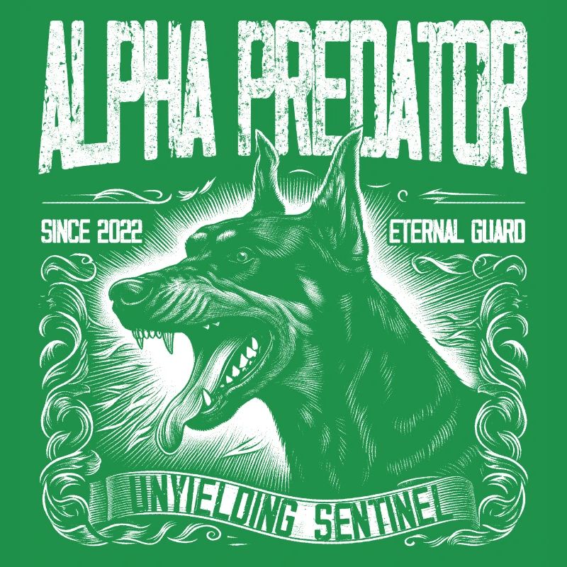 Alpha Predator Einzigartiger Dobermann Hundeliebhaber