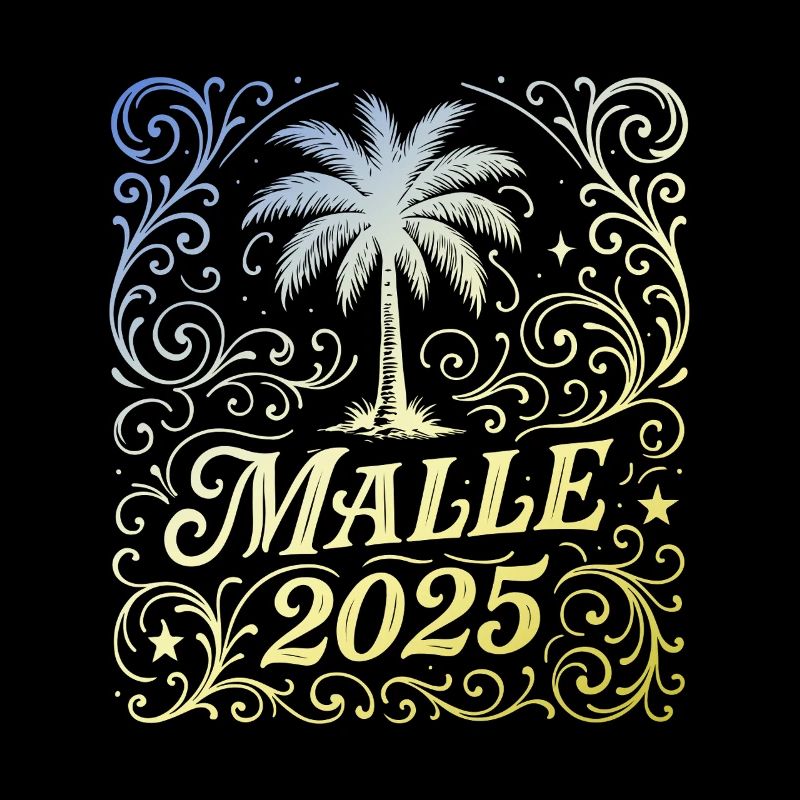 Malle 2025 Palm Tree Multicoloured